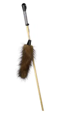 GOSI Игрушка для кошек дразнилка норковый хвостик на веревке