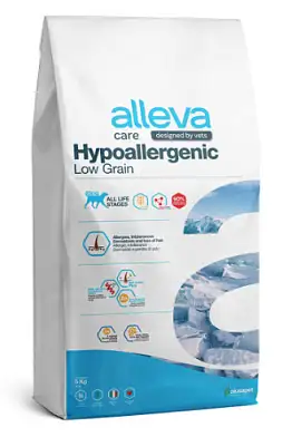 Alleva Care Dog Adult Hypoallergenic Low Grain сухой диетический гипоаллергенный корм для взрослых собак всех пород для снижения пищевой непереносимости